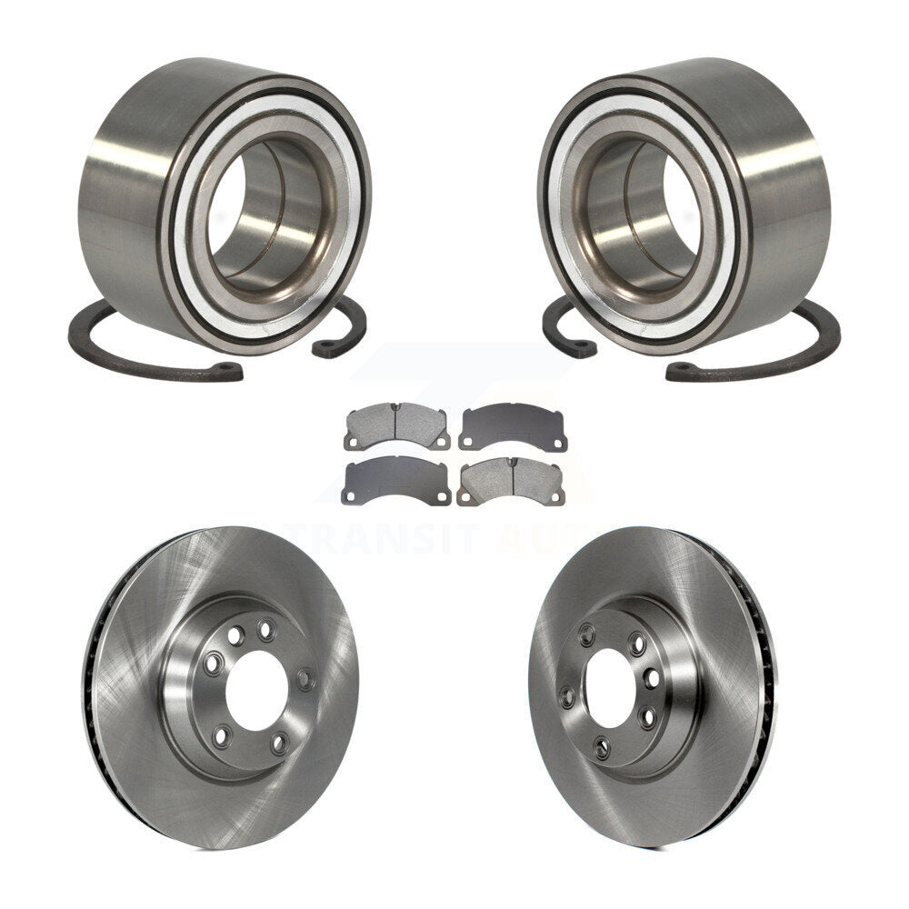 Wheel Bearing Disc Brake Rotors And Pads Front Kit For Porsche Cayenne