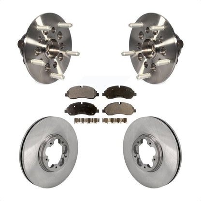 Hub Bearing Assembly Brake Rotor Pads Front Kit For Ford Transit-250 Transit-150