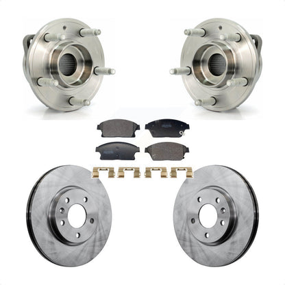 Hub Bearing Brake Rotor & Pad Front Kit For Chevrolet Cruze Buick Verano Orlando
