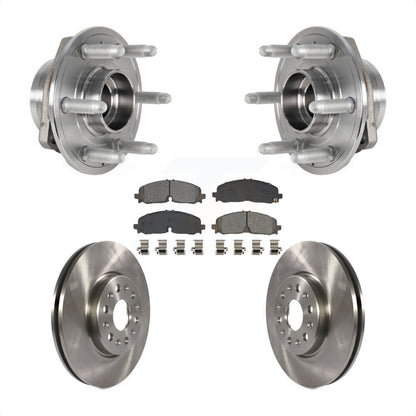 Hub Bearing Brake Rotor & Pad Front Kit For Chevrolet Traverse Blazer GMC Acadia