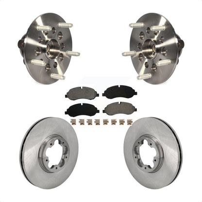 Hub Bearing Assembly Brake Rotor Pads Front Kit For Ford Transit-250 Transit-150