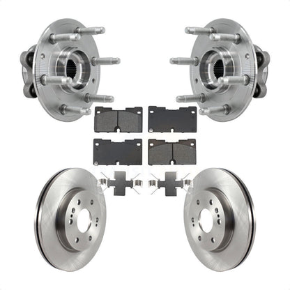 Hub Bearing Brake Rotor Pad Front Kit For Chevrolet GMC Silverado 1500 Sierra XL