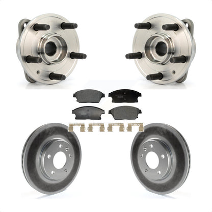 Hub Bearing Coated Brake Rotor & Pad Front Kit For Chevrolet Cruze DIESEL engine