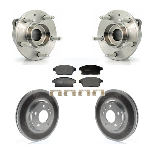 Hub Bearing Coat Brake Rotor Pad Front Kit For Chevrolet Cruze Buick Verano Volt
