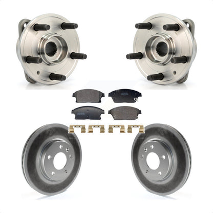 Hub Bearing Coated Brake Rotor & Pad Front Kit For Chevrolet Cruze DIESEL engine
