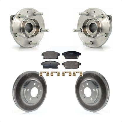 Hub Bearing Coat Brake Rotor Pad Front Kit For Chevrolet Cruze Buick Verano Volt