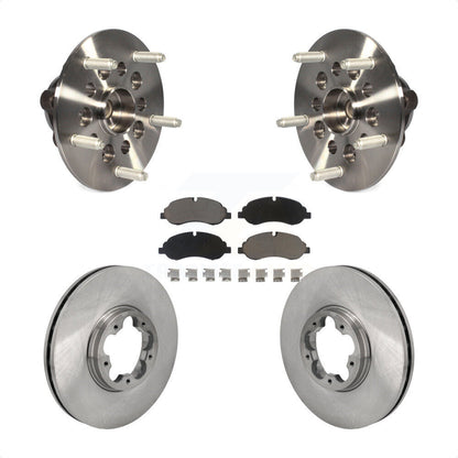 Hub Bearing Assembly Brake Rotor Pads Front Kit For Ford Transit-250 Transit-150