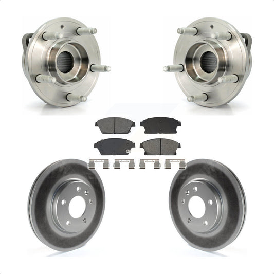 Hub Bearing Coat Brake Rotor Pad Front Kit For Chevrolet Cruze Buick Verano Volt