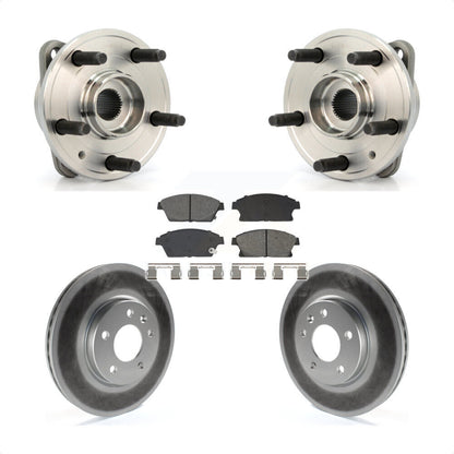 Hub Bearing Coated Brake Rotor & Pad Front Kit For Chevrolet Cruze DIESEL engine