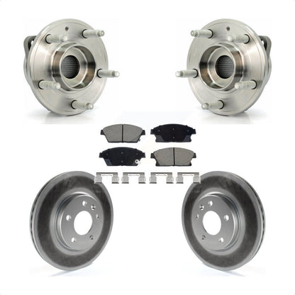 Hub Bearing Coat Brake Rotor Pad Front Kit For Chevrolet Cruze Buick Verano Volt