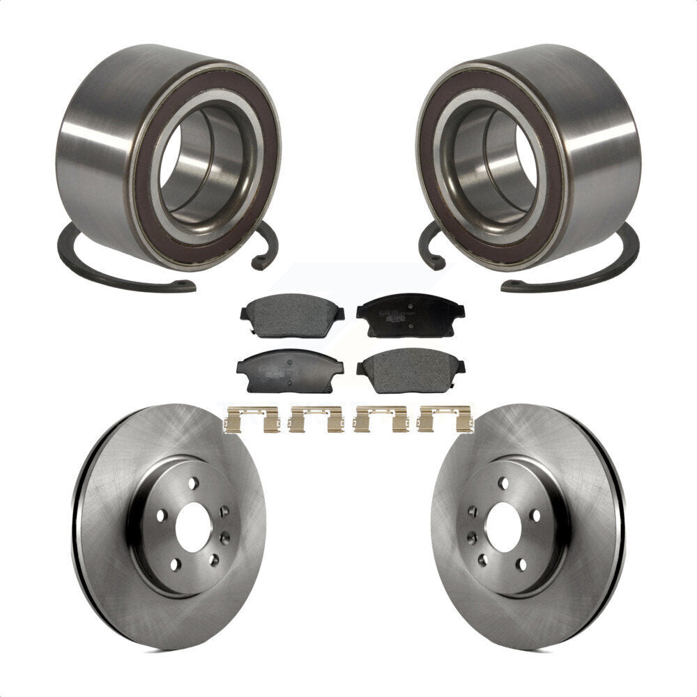 Wheel Bearing Disc Brake Rotor And Pad Front Kit For Chevrolet Trax Buick Encore