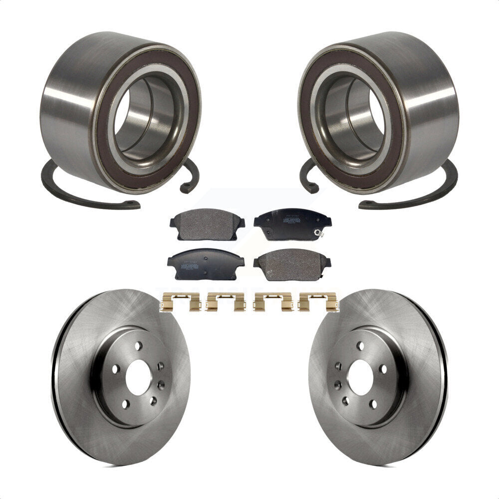 Wheel Bearing Disc Brake Rotor And Pad Front Kit For Chevrolet Trax Buick Encore