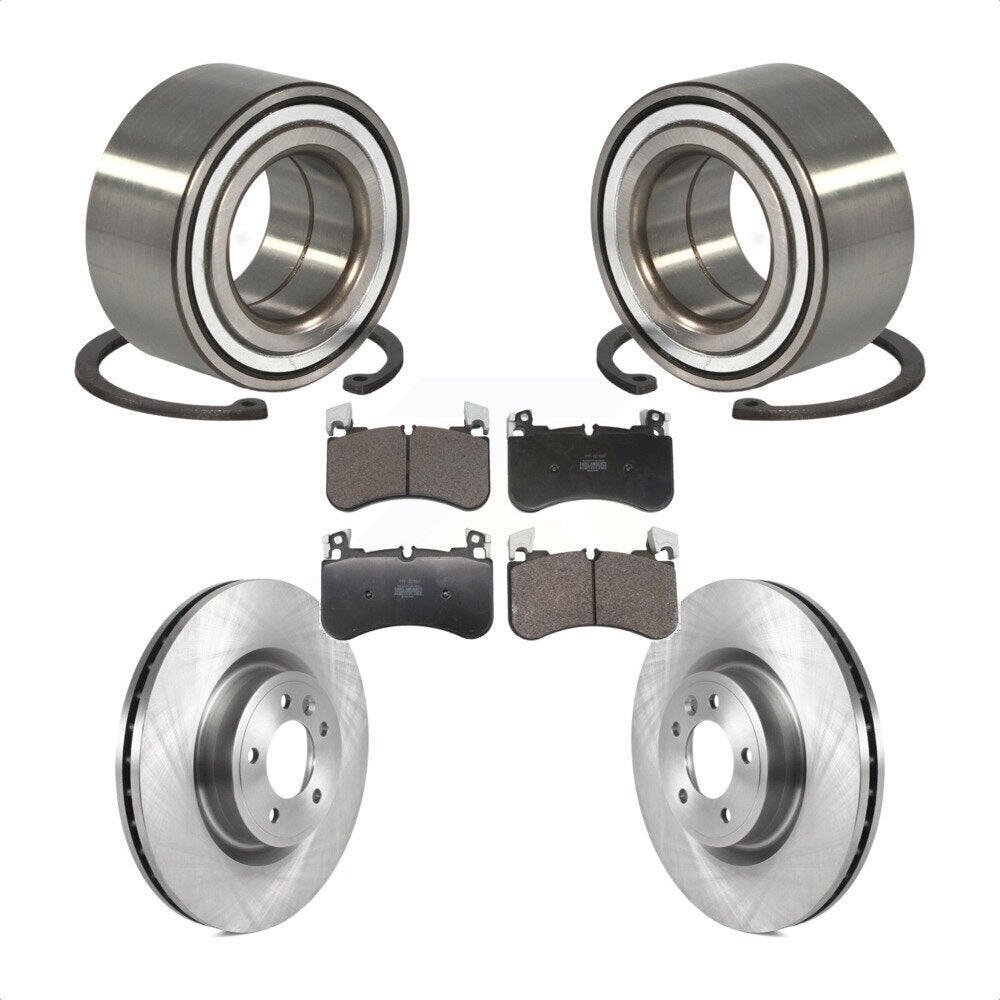Wheel Bearing Brake Rotor And Pad Front Kit For Land Rover Range Sport Discovery