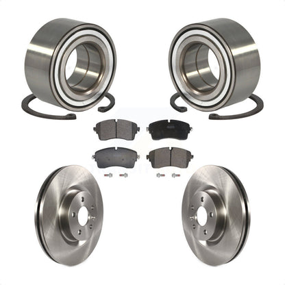 Wheel Bearing Disc Brake Rotors And Pads Front Kit For 2018 Jaguar E-Pace S/SE