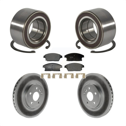 Wheel Bearing Coated Brake Rotor & Pad Front Kit For Chevrolet Trax Buick Encore