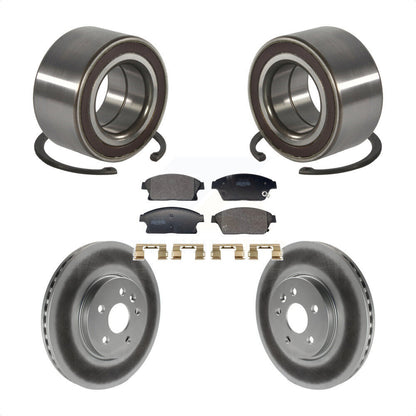 Wheel Bearing Coated Brake Rotor & Pad Front Kit For Chevrolet Trax Buick Encore