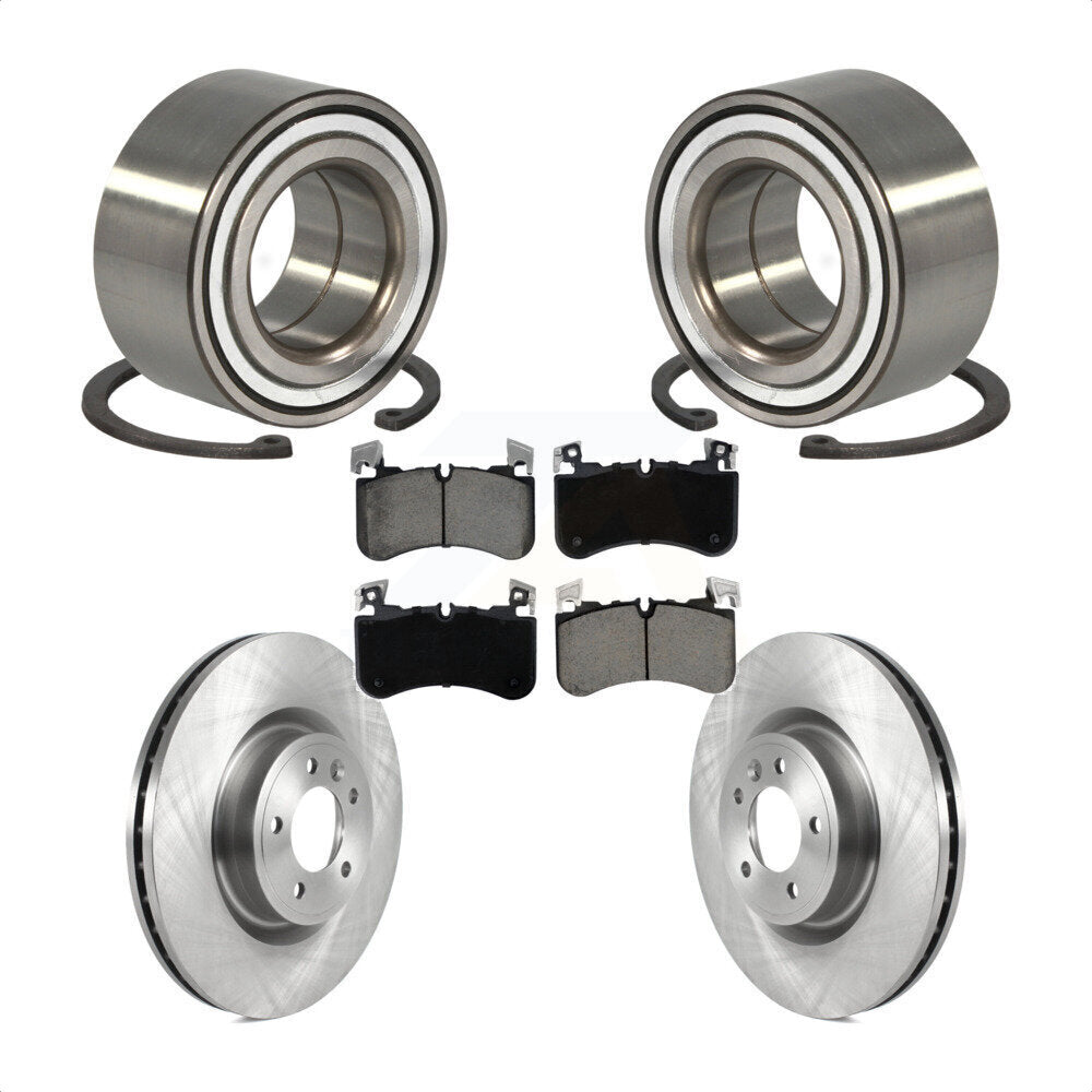 Wheel Bearing Brake Rotor And Pad Front Kit For Land Rover Range Sport Discovery