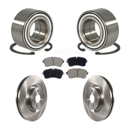 Wheel Bearing Disc Brake Rotors And Pads Front Kit For 2018 Jaguar E-Pace S/SE