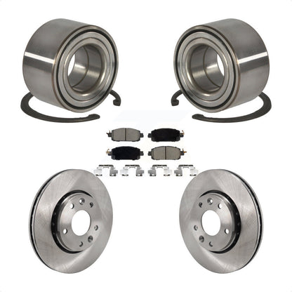 Wheel Bearing Disc Brake Rotors And Ceramic Pads Front Kit For Nissan Kicks