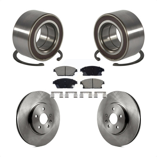 Wheel Bearing Disc Brake Rotor And Pad Front Kit For Chevrolet Trax Buick Encore