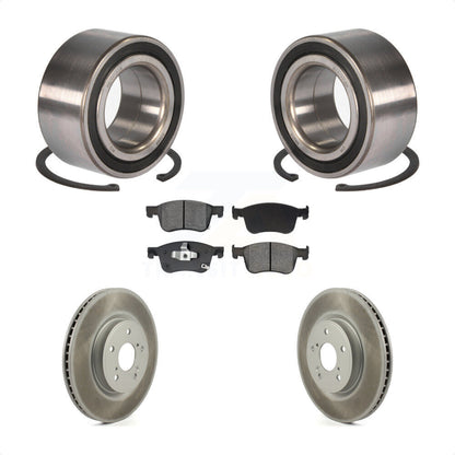 Wheel Bearing Coated Disc Brake Rotors And Pads Front Kit For Honda Accord