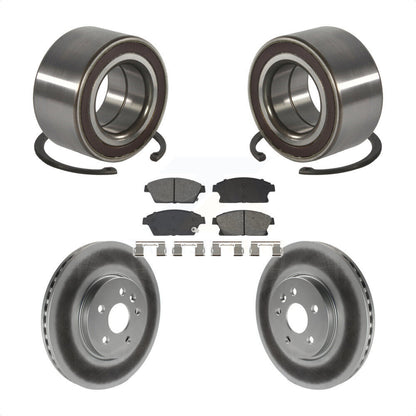 Wheel Bearing Coated Brake Rotor & Pad Front Kit For Chevrolet Trax Buick Encore