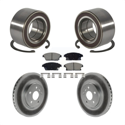 Wheel Bearing Coated Brake Rotor & Pad Front Kit For Chevrolet Trax Buick Encore