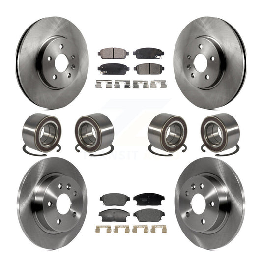 Bearing Brake Rotor & Pads Front Rear Kit (10Pc) For Chevrolet Trax Buick Encore