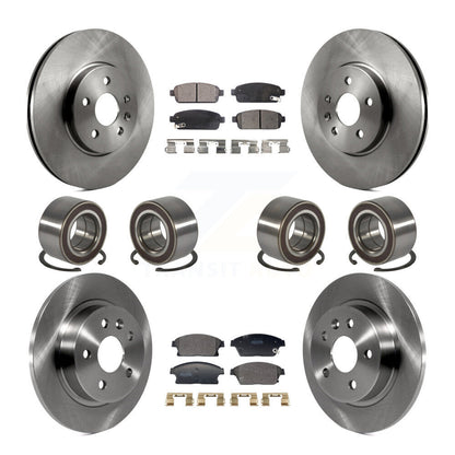 Bearing Brake Rotor & Pads Front Rear Kit (10Pc) For Chevrolet Trax Buick Encore