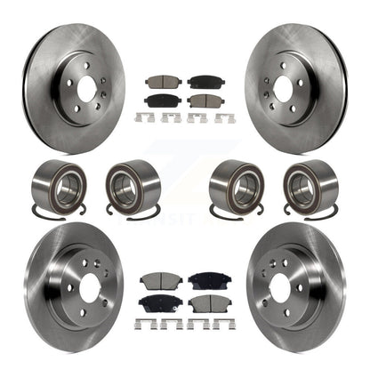 Bearing Brake Rotor & Pads Front Rear Kit (10Pc) For Chevrolet Trax Buick Encore