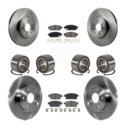 Bearing Brake Rotor & Pads Front Rear Kit (10Pc) For Chevrolet Trax Buick Encore