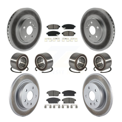 Bearing Coat Brake Rotor Pads Front Rear Kit (10Pc) For Chevrolet Trax Buick AWD