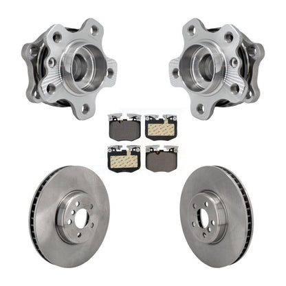 Hub Bearing Brake Rotor & Pads Front Kit For BMW 330i xDrive 530i 330e 540i 430i