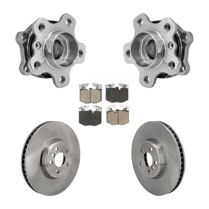 Hub Bearing Brake Rotor & Pads Front Kit For BMW 330i xDrive 530i 330e 540i 430i