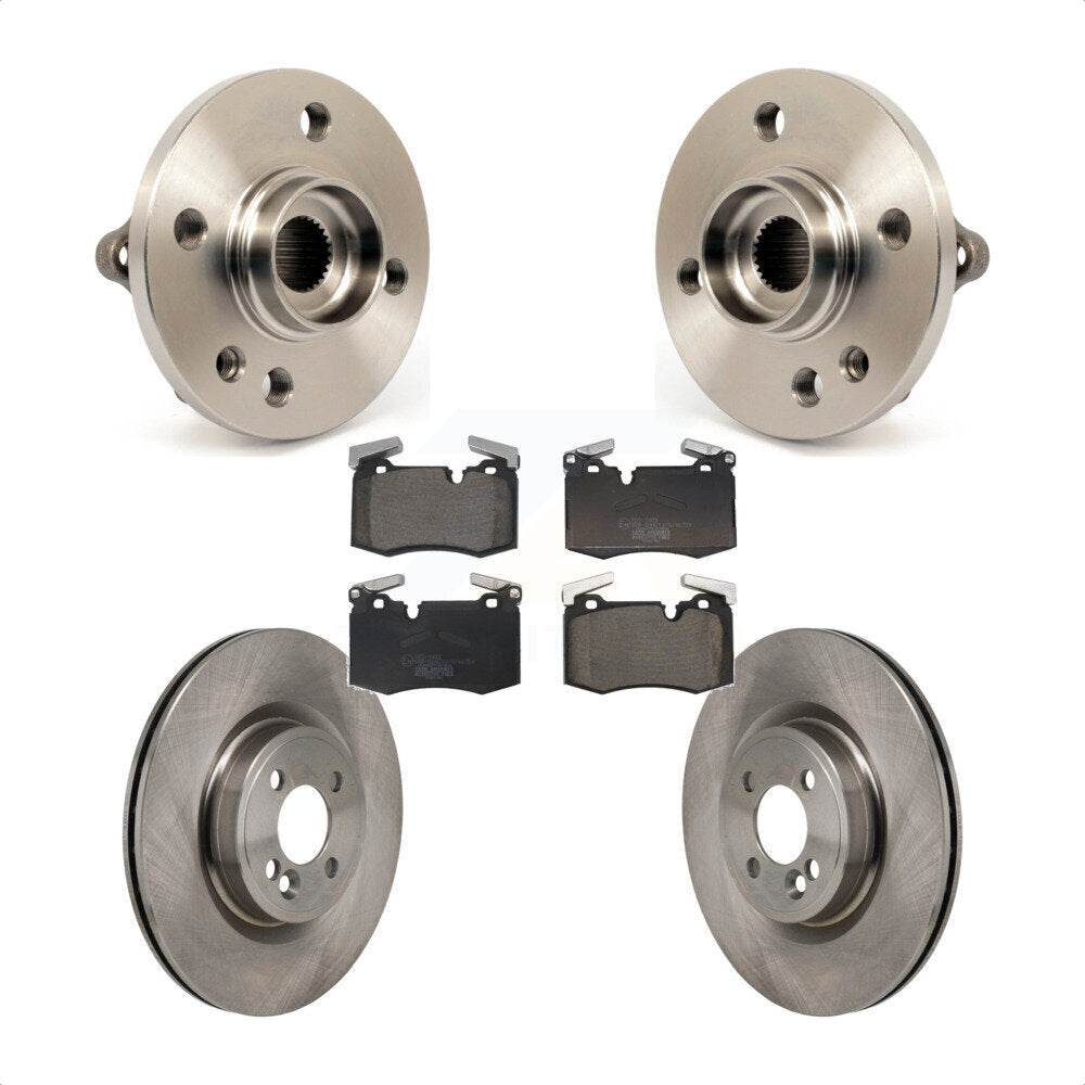 Hub Bearing Assembly Disc Brake Rotor And Ceramic Pads Front Kit For Mini Cooper
