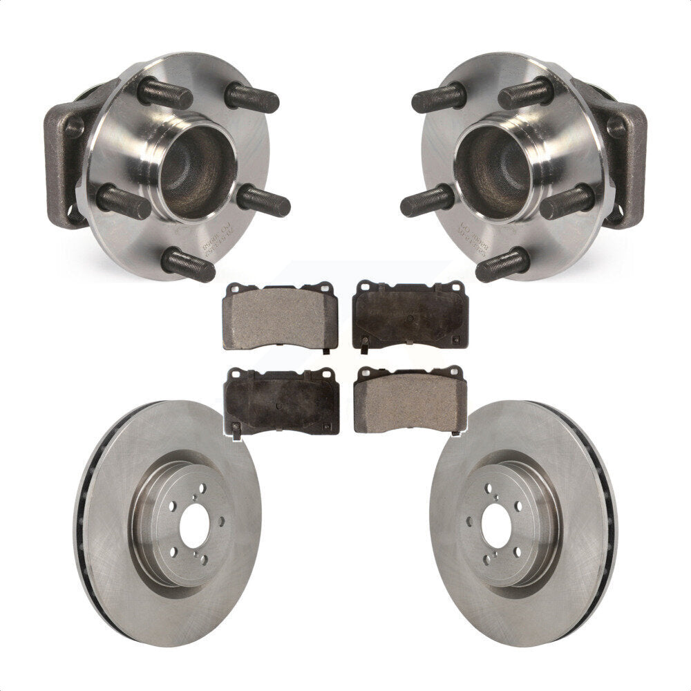 Hub Bearing Assembly Disc Brake Rotor And Pad Front Kit For Subaru BRZ Toyota 86