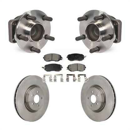 Hub Bearing Brake Rotor & Pad Front Kit For Toyota 86 Base GT With Brembo Brakes