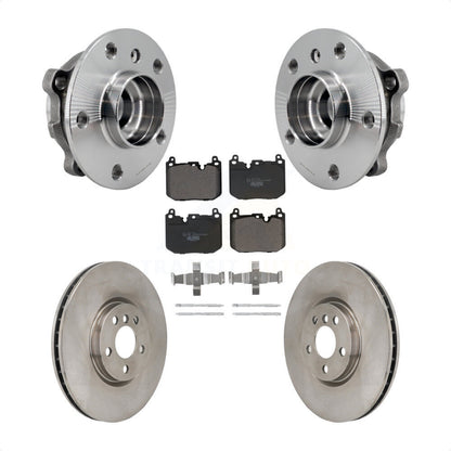 Hub Bearing Disc Brake Rotor & Pads Front Kit For Mini Cooper Countryman Clubman