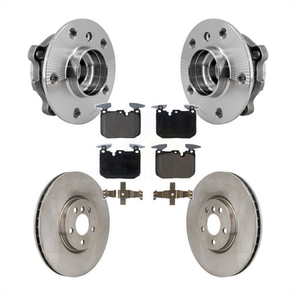 Hub Bearing Brake Rotor & Pads Front Kit For 20-22 Mini Cooper John Works