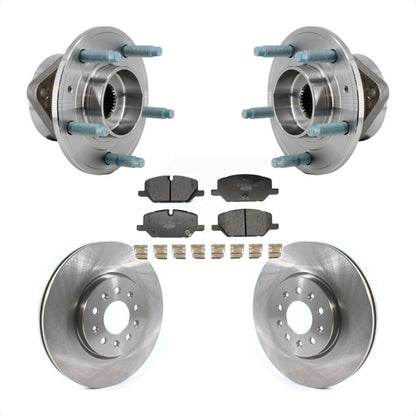 Hub Bearing Assembly Brake Rotor Pad Front Kit For Chevrolet Equinox GMC Terrain