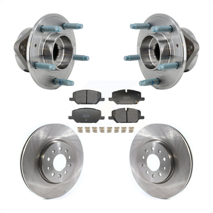 Hub Bearing Assembly Brake Rotor Pad Front Kit For Chevrolet Equinox GMC Terrain