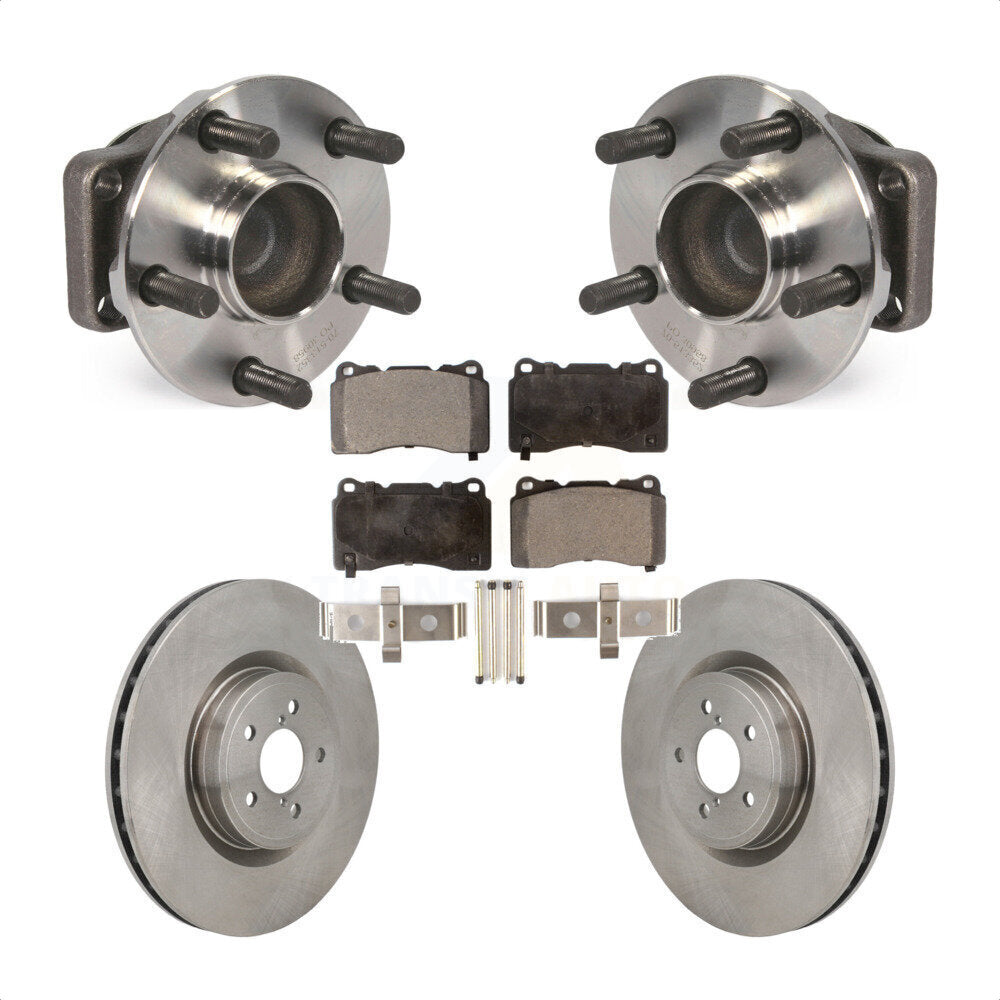 Hub Bearing Assembly Disc Brake Rotor And Pad Front Kit For Subaru BRZ Toyota 86