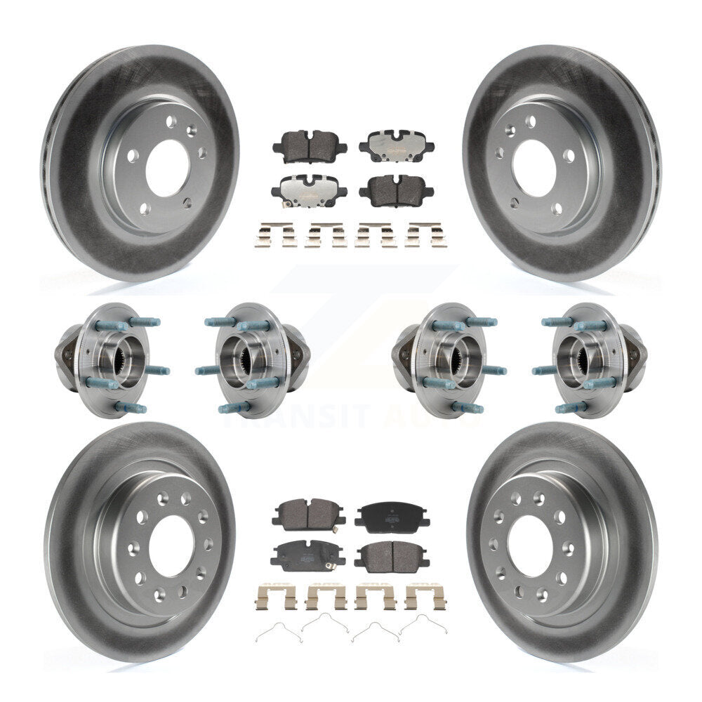 Hub Bearing Coat Brake Rotor Pad Front Rear Kit (10Pc) For Chevrolet Equinox GMC