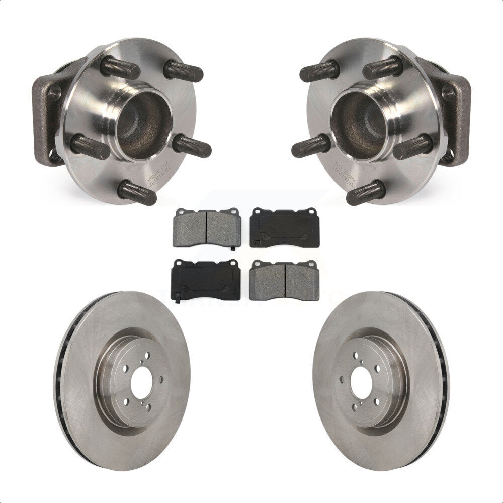 Hub Bearing Assembly Disc Brake Rotor And Pad Front Kit For Subaru BRZ Toyota 86