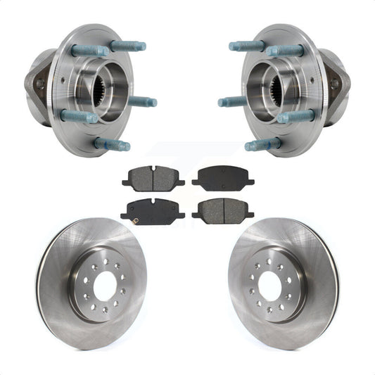 Hub Bearing Assembly Brake Rotor Pad Front Kit For Chevrolet Equinox GMC Terrain