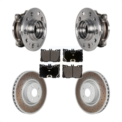 Hub Bearing Coat Brake Rotor Pads Front Kit For Mercedes-Benz C43 AMG GLC43 E450