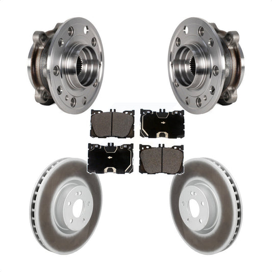 Hub Bearing Coat Brake Rotor Pads Front Kit For Mercedes-Benz C43 AMG GLC43 E450