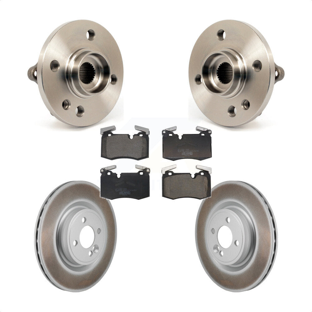 Hub Bearing Assembly Coated Disc Brake Rotors And Pads Front Kit For Mini Cooper