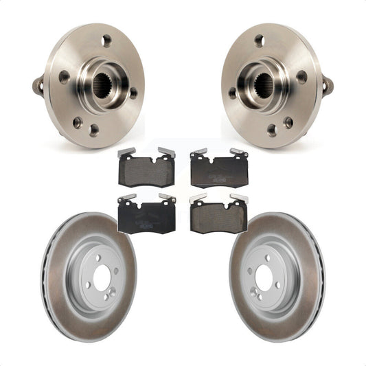 Hub Bearing Assembly Coated Disc Brake Rotors And Pads Front Kit For Mini Cooper