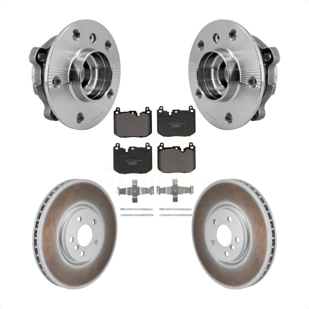 Hub Bearing Coated Brake Rotor Pads Front Kit For Mini Cooper Countryman Clubman